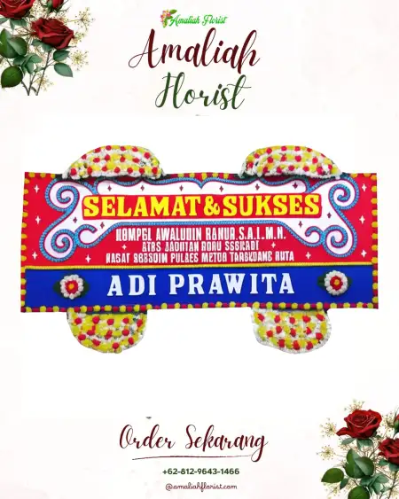 Papan Bunga Ucapan Selamat Belawan I
